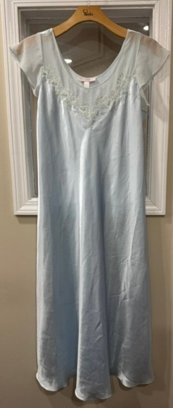 Vintage Oscar de la Renta Pink Label Satin Nightgown